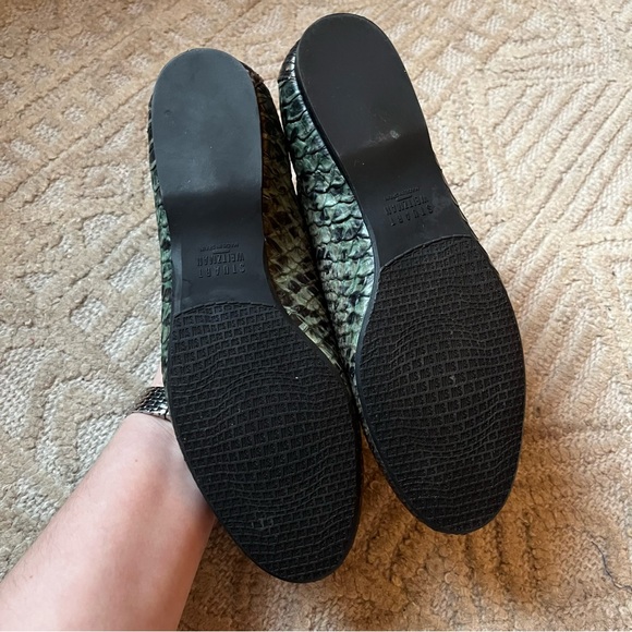Stuart Weitzman Snakeskin Flats - Picture 10 of 11